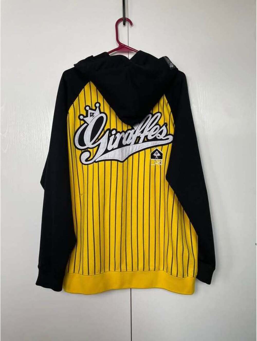 Vintage LRG "Giraffes" Pinstripe Zip Hoodie